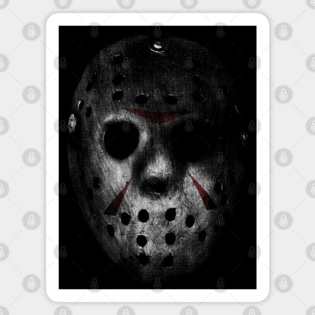 Friday the 13th, Jason Voorhees, Slasher. Horror Classic Magnet by StayTruePonyboy